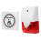 (US Plug) Wireless Help Button System for Toilets Hospitals Schools Parks 4