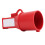 Industrial Socket Lockout PP Plastic 63mm ID Waterproof LOTO Lock 4
