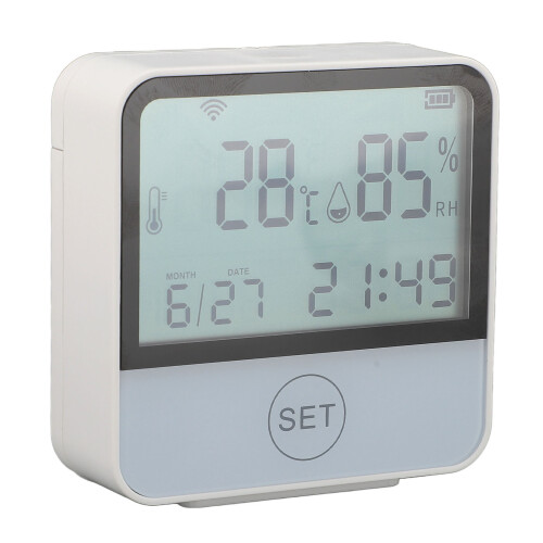 2,4GHz WLAN Temperatur-Feuchtigkeitssensor Smart Thermometer App 2