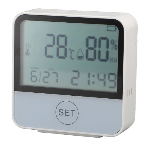 2,4GHz WLAN Temperatur-Feuchtigkeitssensor Smart Thermometer App 1