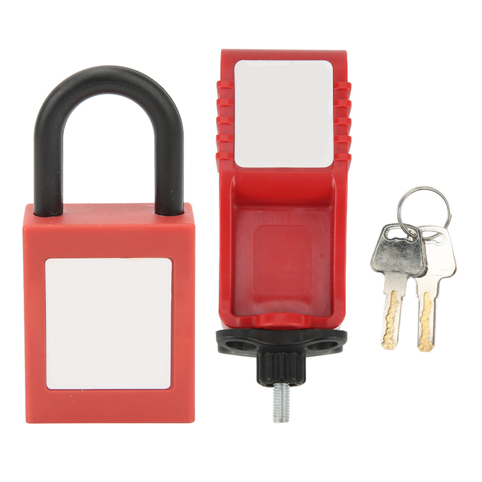 Circuit Breaker Lockout Alloy Serrated Nylon Padlock 25mm Lockhole-image-OPC-PMK5886-NEW