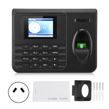(AU Plug) 2,4 Zoll Farbdisplay Biometrie Fingerabdruck Zeiterfassung UK-Stecker