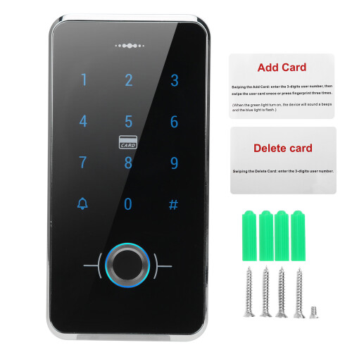 Fingerprint IC Card Password IP68 Outdoor Access Control