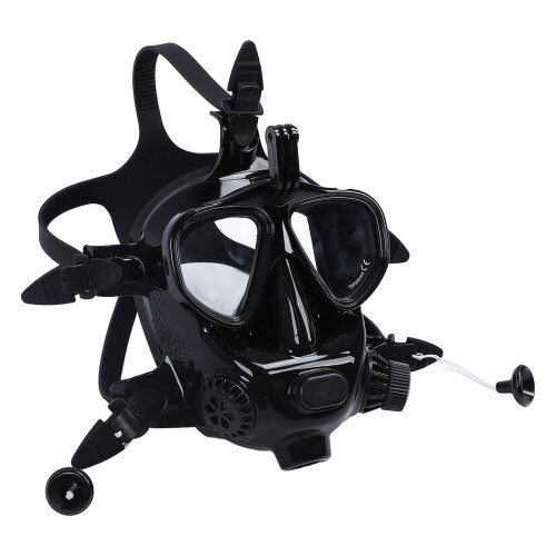 Full Face Snorkel 180 Panoramic Adjustable with Camera Mount 2