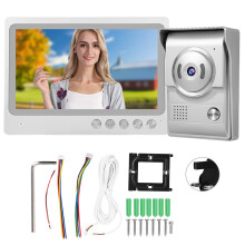 (UK Plug) 9-Zoll-Wifi-Video-Interkom IP55 wasserdicht