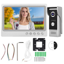 (NOUSPrise de courant) 9-Zoll-Wifi-Video-Interkom IP65 wasserfest