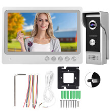 (UAPrise de courant) 9-Zoll-Wifi-Video-Interkom IP65 wasserfest