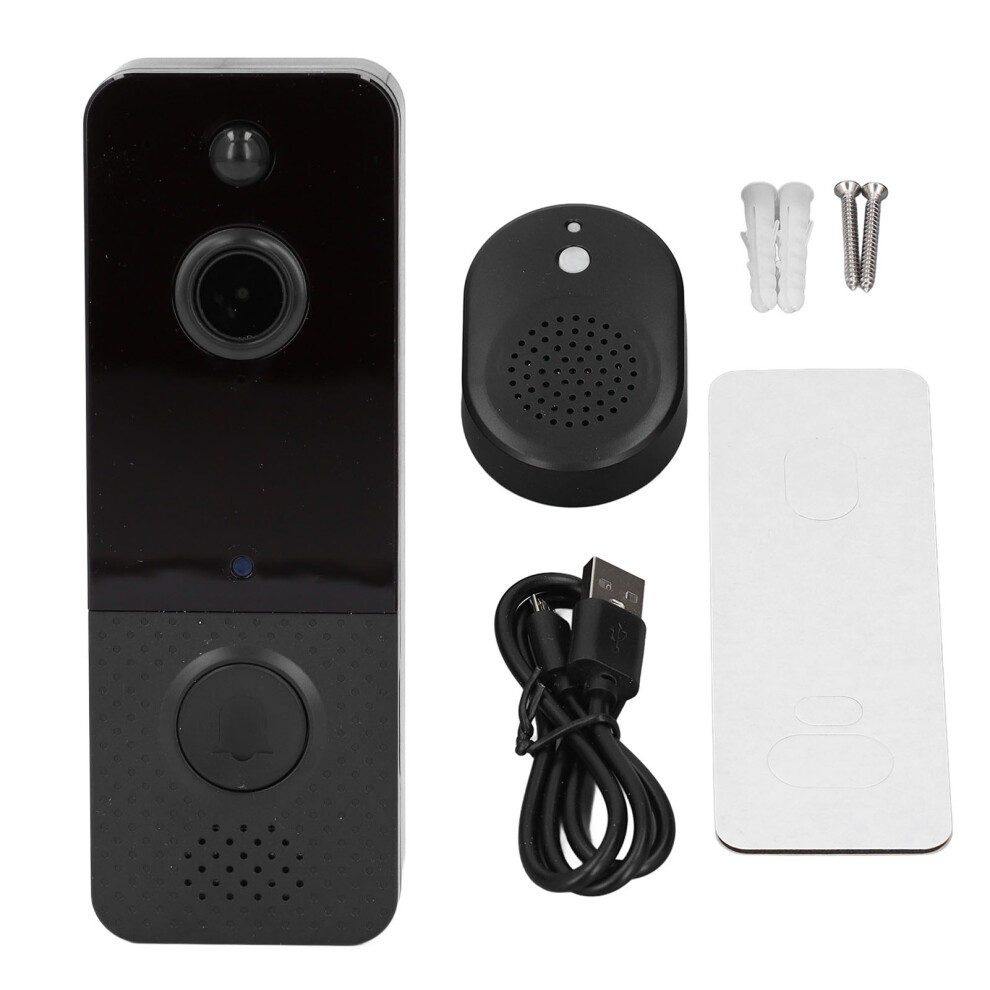 Wireless Video Doorbell 1080P Ai Human Detection 2 Way Intercom 604725118165