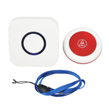 (US Plug) Notruf-Pager Funkrufknopf Pflegealarm für Senioren US-Stecker