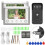 (US Plug) 7inch 2 Display Night Vision Doorbell TFT ID Card Intercom Camera 1