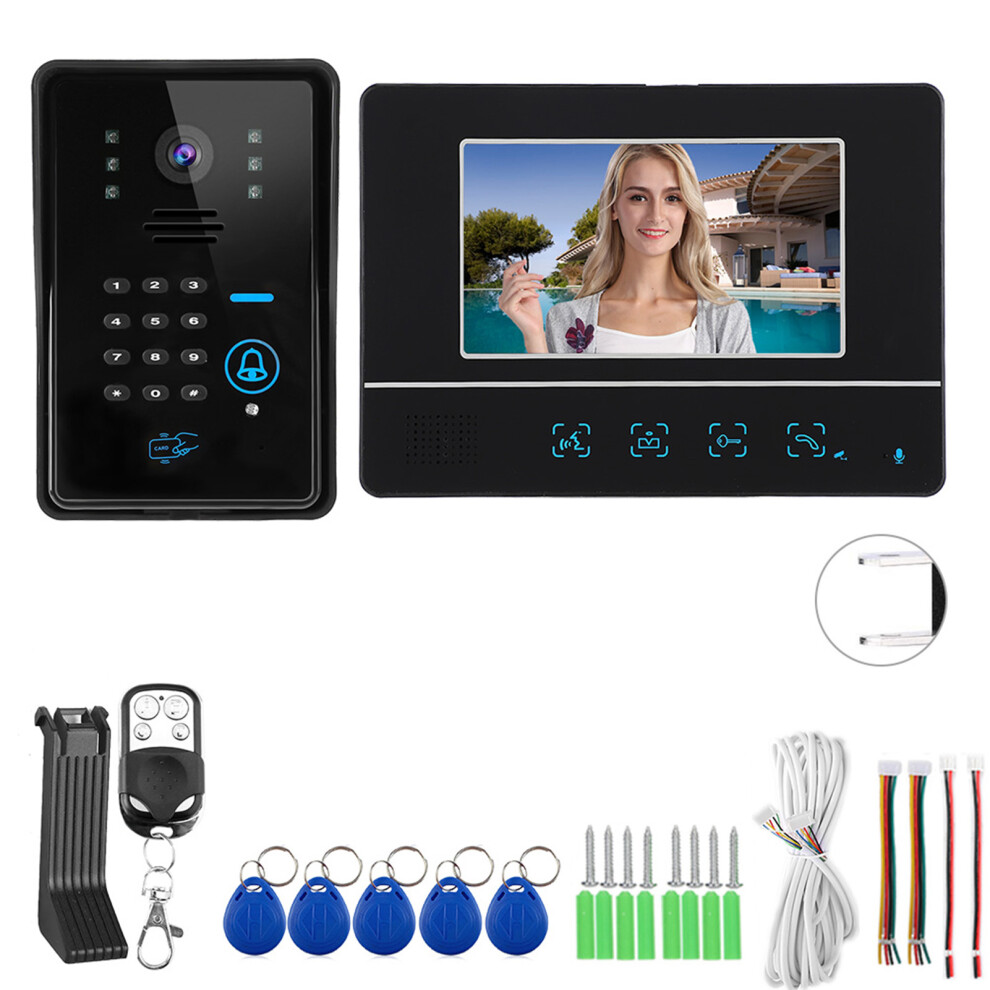 (Us) 7In Wired Video Doorbell Night Vision Remote Access System 604725157263