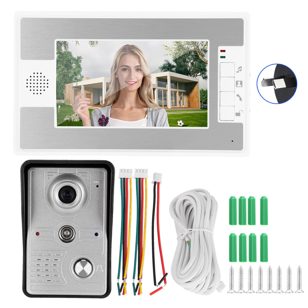 (Au) 7In Wired Video Doorbell Intercom Tft Night Vision Remote Access 604725157270