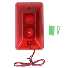 115dB Sound Light Alarm Strobe Siren DC12V