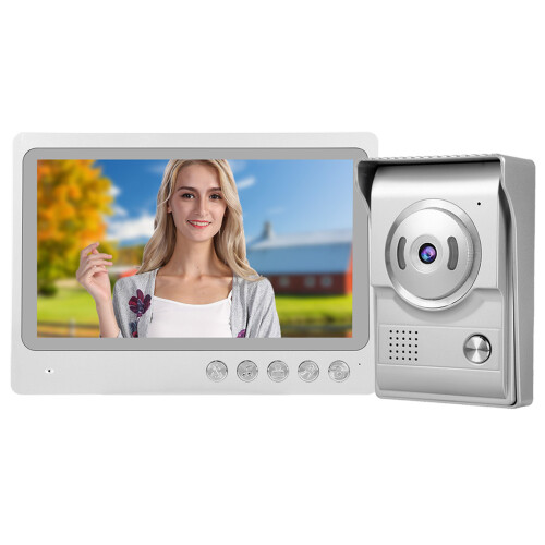 (EU Plug) 9-Zoll-Wifi-Video-Interkom IP55 wasserdicht 1