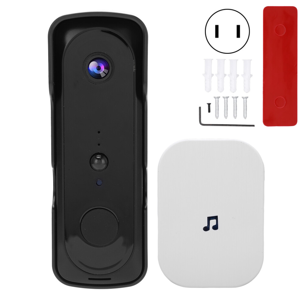 (Us Plug) 1080P Wifi Doorphone 2 Way Audio Night Vision Motion 90-260V Us Plug 604725142337
