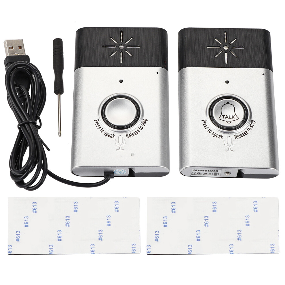 Smart Wireless Voice 2-Way Intercom Doorbell Security System 604725157836