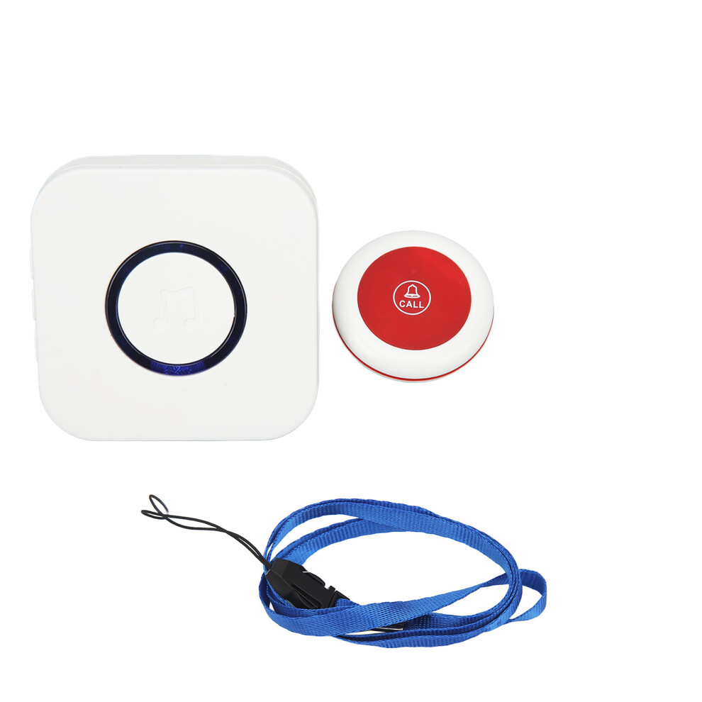 (Eu Plug) Wireless Caregiver Pager Receiver Nurse Alert Home Elderly Us Plug 604725135247