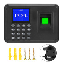 (UK) 2,4-Zoll-Biometrischer Fingerabdruck-Anwesenheitsgerät