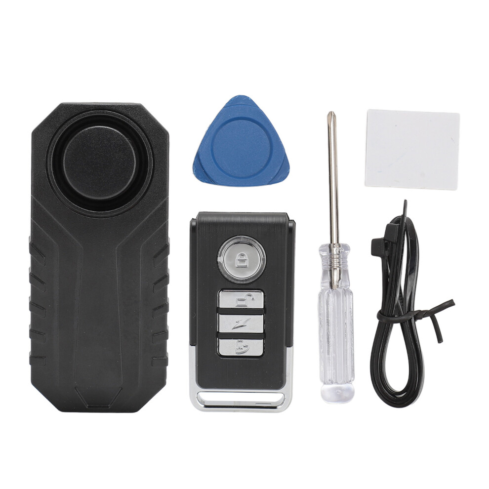 113Db Adjustable Bike Alarm Remote Control For Motorcycle 604725119353