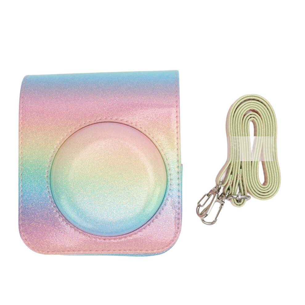(Rainbow) Rainproof Scratch Proof Pu Leather Case Mini 12 Shoulder Strap 643505997170