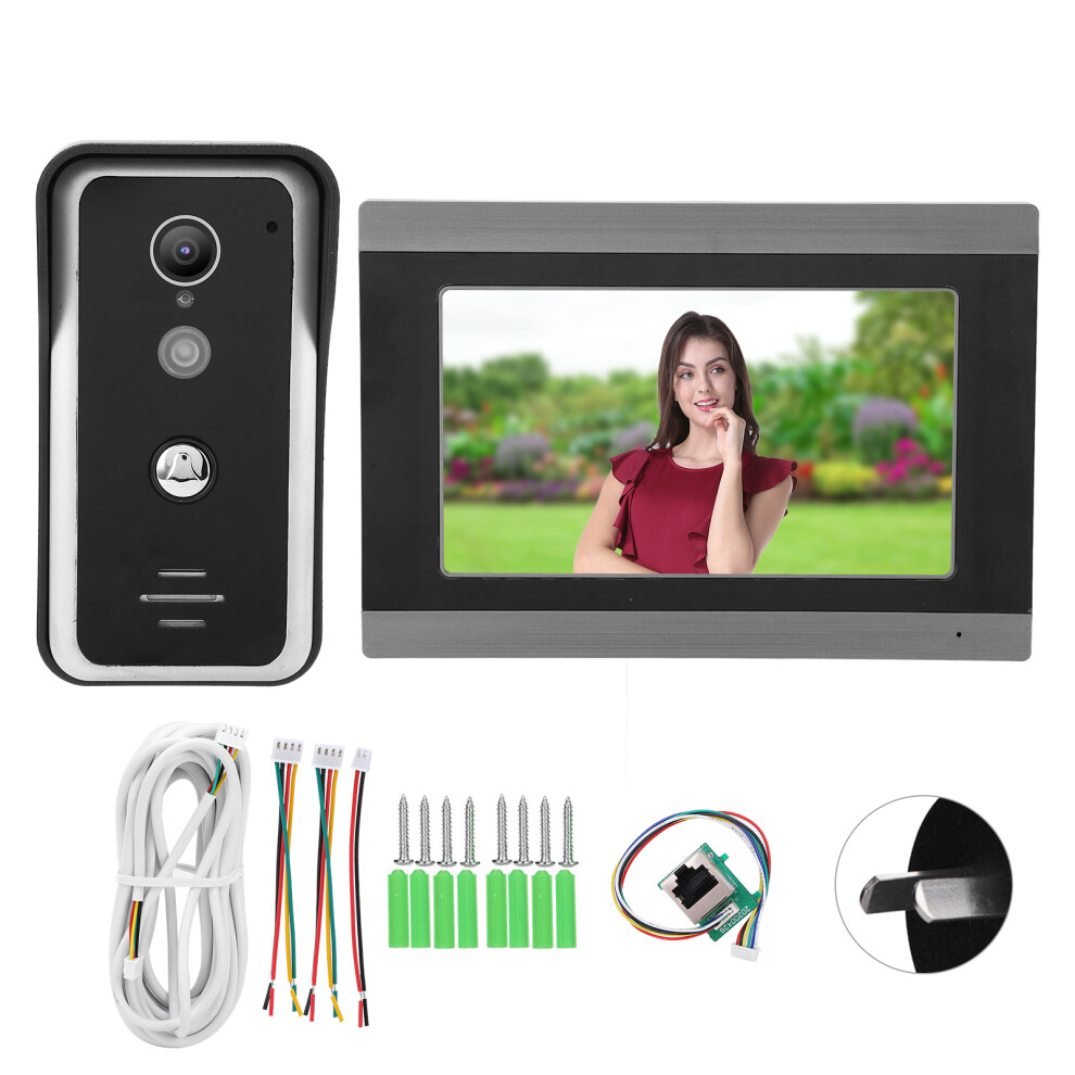 (Au Plug) 7In Tft Lcd Video Door Phone Night Vision Wifi Ac100-240V 604725142832