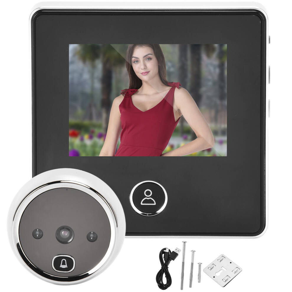 2.8In 0.3Mp Digital Door Peephole Camera 90 Night Vision 604725142986