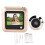 2.4in Video Doorbell Peephole HD 145 Wide Angle Gold Antitheft 1