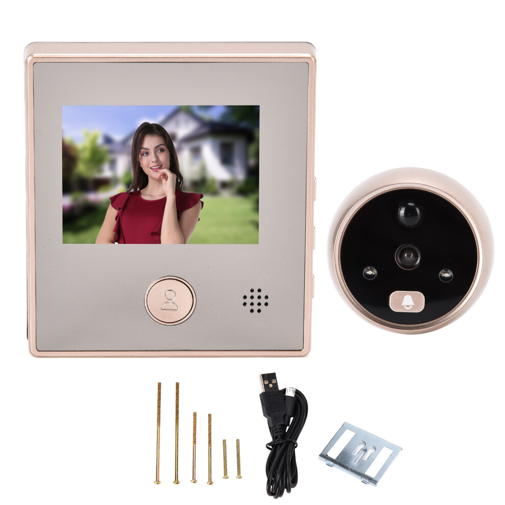 Smart Video Doorbell 2.8In Tft Lcd 135 Wide Angle Night Vision 720P 604725143082