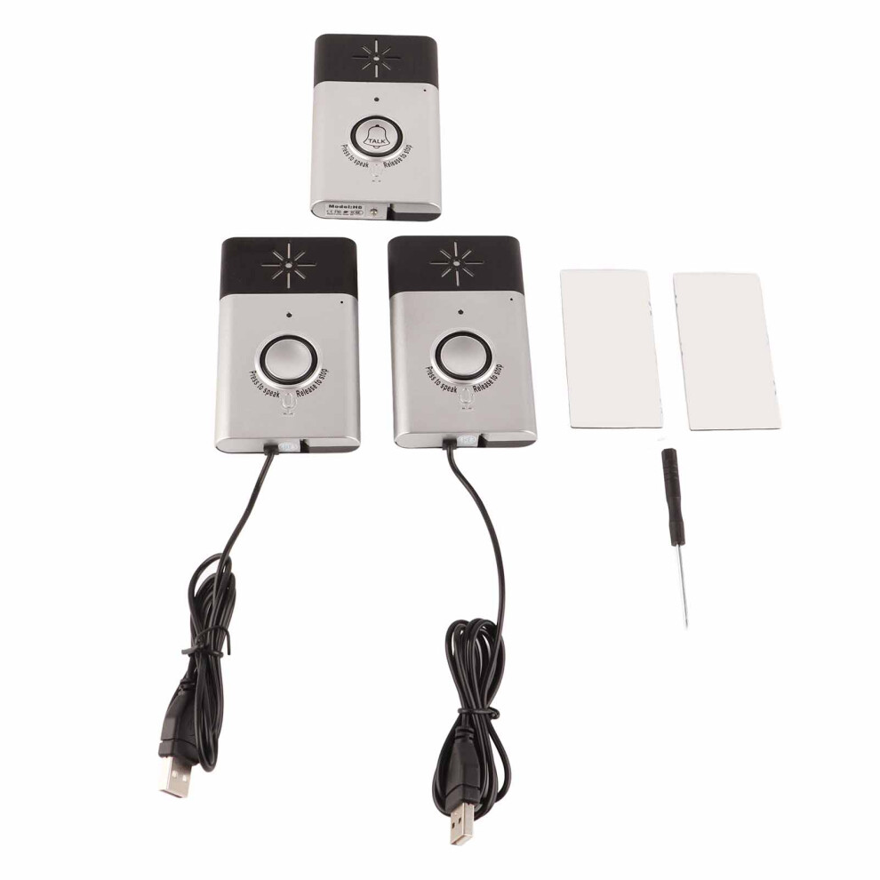 (Silver) Smart Wireless Voice Intercom Doorbell Access Control System (Silver) 604725159120