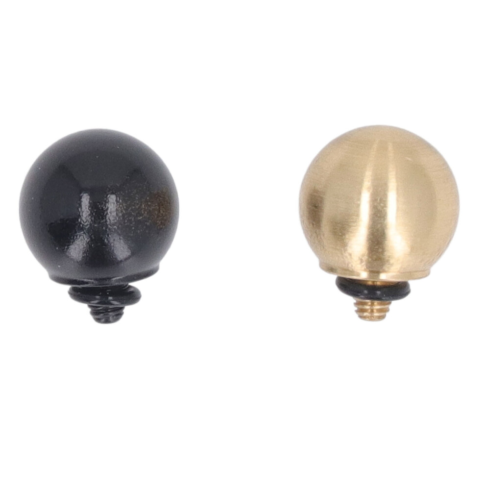 2Pcs Ball Shape Shutter Button Brass Soft Release Tapered Thread Dslr 643505997392