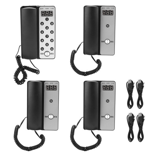 (UK Plug) Drahtloser Gegensprechanlage 1 Basis 3 Endgeräte EU