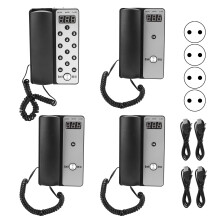 (EU Plug) Drahtloser Gegensprechanlage 1 Basis 3 Endgeräte EU
