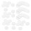 50pcs 1in 125kHz Tag Coin Shape Writable for Access Control 4