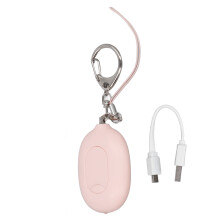 (Pink) Personal Security Alarm 130dB Keychain for Women Outdoor Travel Pink