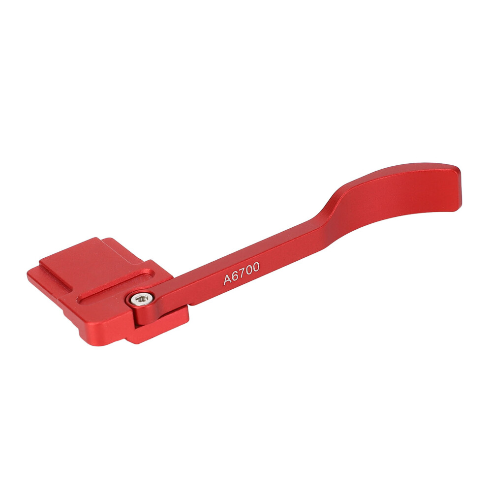 () Hot Shoe Thumb Up Rest For A6700 Aluminum Alloy Ergonomic Red/Silver 643505996012