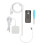 (Round Head) Anti-Theft Phone Alarm 100dB Remote Control Rectangular 5