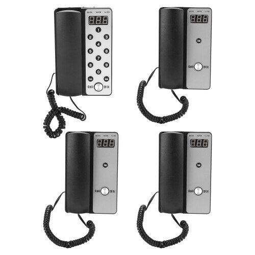 (EU Plug) Drahtloser Gegensprechanlage 1 Basis 3 Endgeräte EU 1