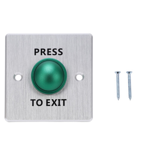 Edelstahl-Türöffner 12-24V Push-to-Exit NO NC COM