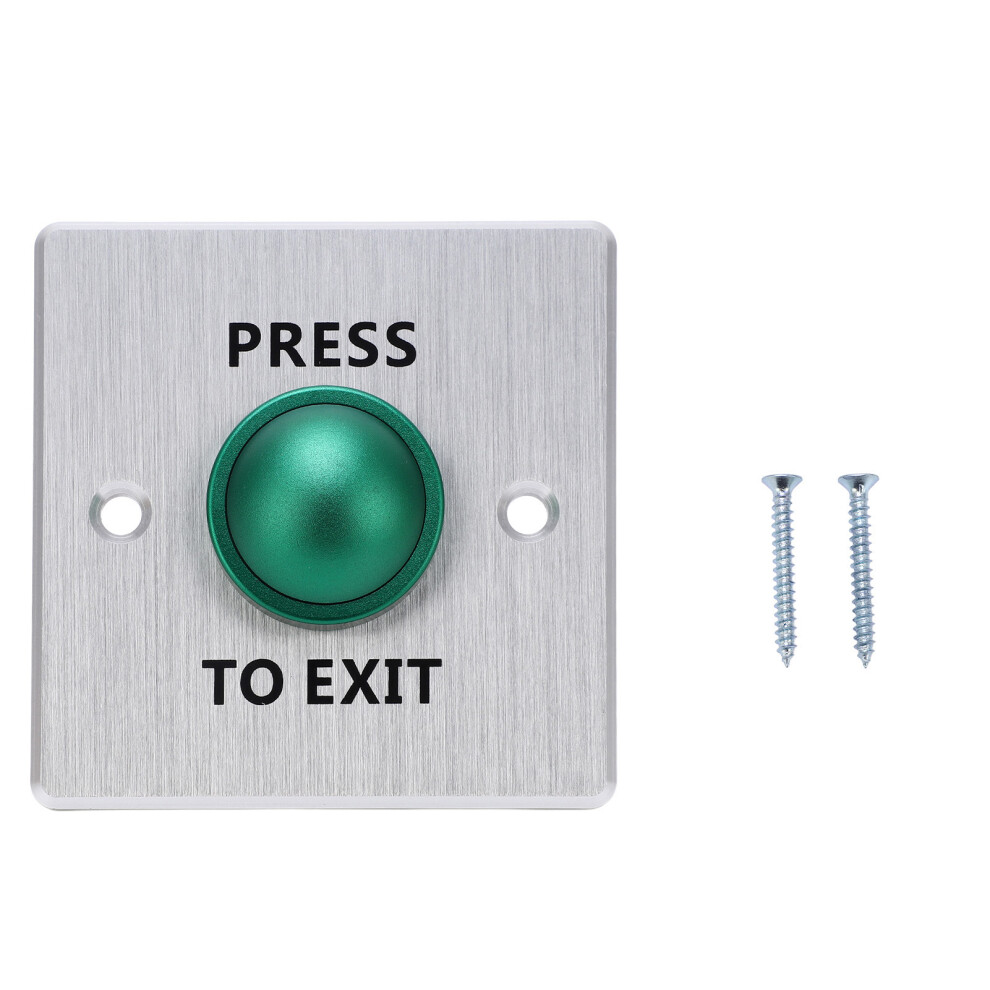 Stainless Steel Door Release Button 12-24V Push To Exit No Nc Com 604725093011