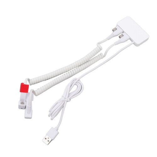 (for AndroidInterface) Dual-Port Diebstahlsicherer Display-Ständer mit Lade-Alarm für iOS 2