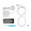 (Round Head) Anti-Theft Phone Alarm 100dB Remote Control Rectangular 4