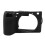 (Black) Camera Hood Case Shockproof Soft Silicone for A6700 Red 1