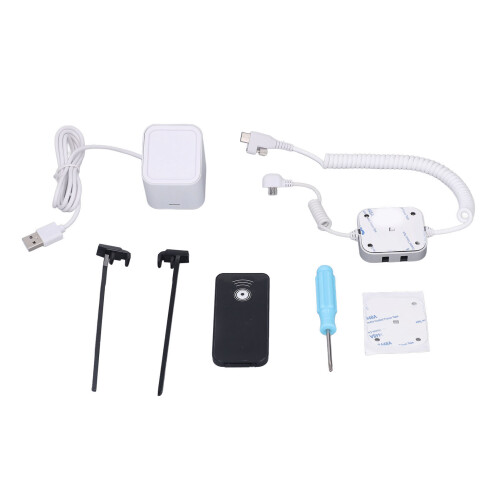 (for AndroidPlug) Diebstahlsicherer Ladeständer mit 95-120dB Alarm, rutschfest, Typ-C