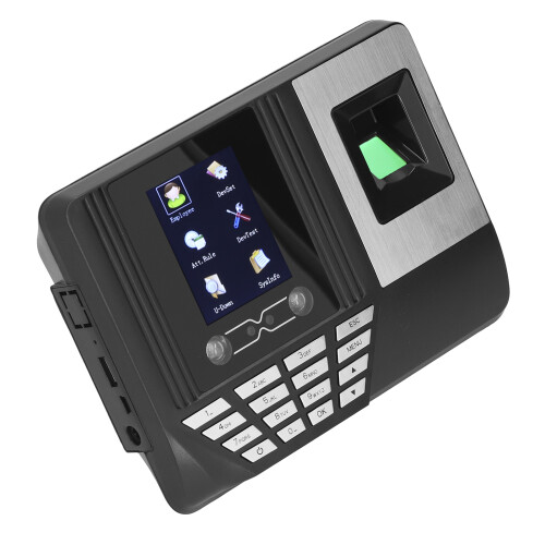 (EU Plug) 4.3in TFT Fingerprint Time Recorder 100-240V EU Plug 1