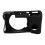 (Black) Camera Hood Case Shockproof Soft Silicone for A6700 Red 4