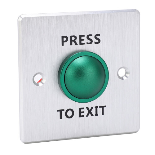 Edelstahl-Türöffner 12-24V Push-to-Exit NO NC COM 2