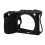 (Black) Camera Hood Case Shockproof Soft Silicone for A6700 Red 5