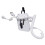 (for AndroidPlug) Diebstahlsicherer Ladeständer mit 95-120dB Alarm, rutschfest, Typ-C 5