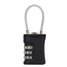 (Black) TSA-Gepäckschloss 3-stellig kombinierbar für Koffer Orange