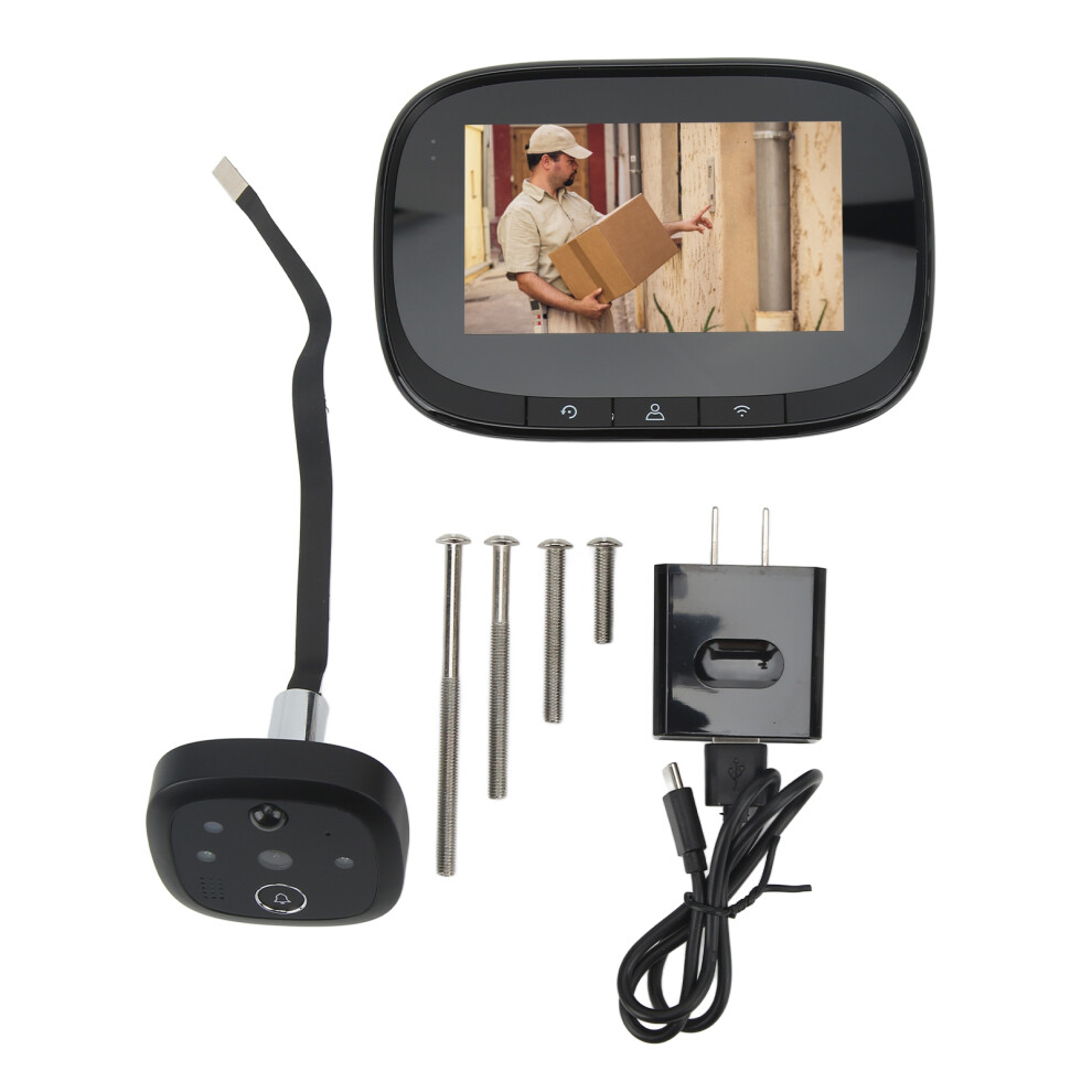 4.3In Home Video Doorbell 720P Two Way Audio Motion Detection 604725136282